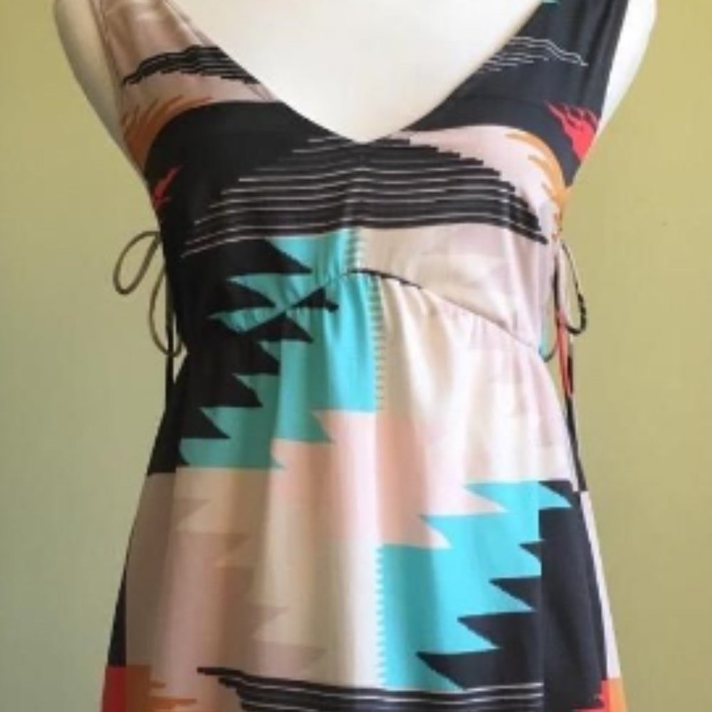 Billabong Designer’s Closet Southwest Tribal Pattern Dress Size S